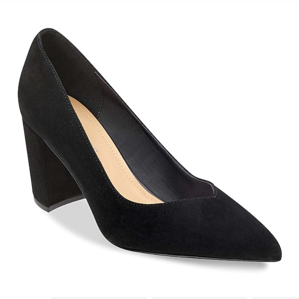 Marc Fisher Caitlin Pump Black Suede